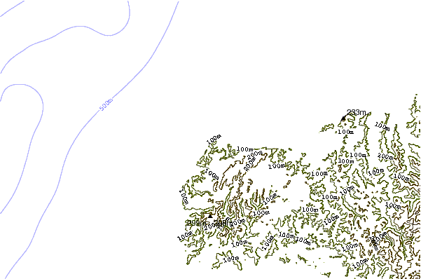 Shoreline around Punta Galera