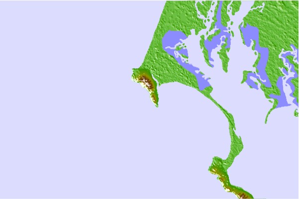 Surf spots located close to Punta Hughes