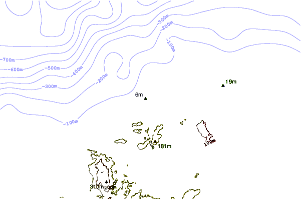 Shoreline around Punta Roca
