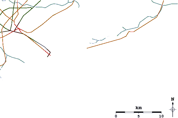 Roads and rivers around Punta Sabbioni