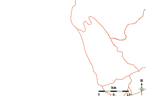 Roads and rivers around Punta Blanca-k16