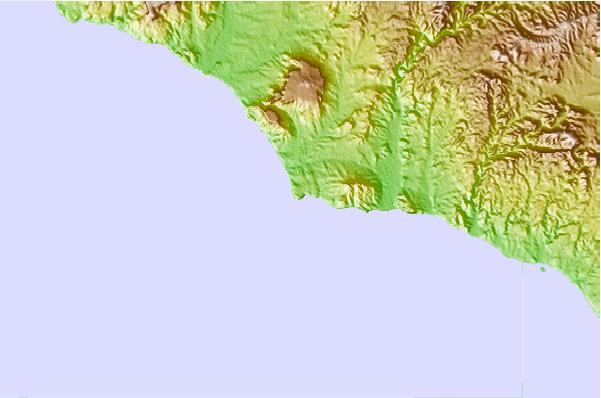 Surf breaks located close to Punta Canoas