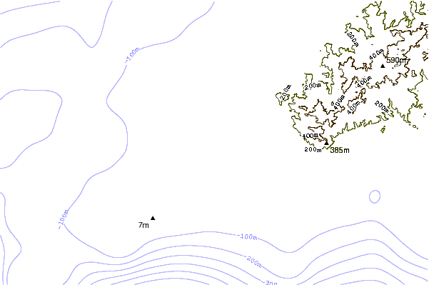Shoreline around Punta De Mita