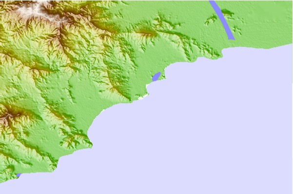 Surf breaks located close to Punta Guetaguichi