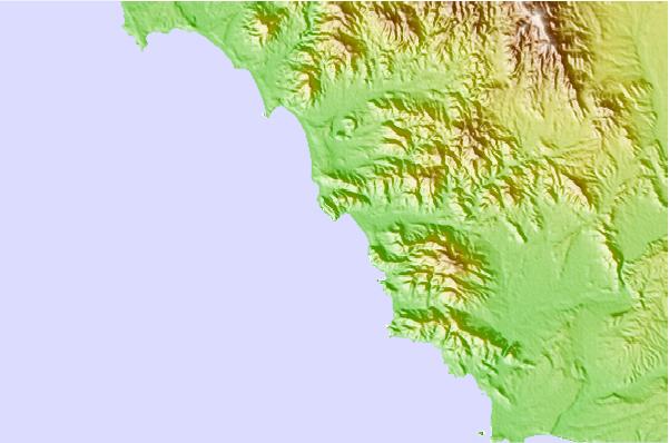 Surf breaks located close to Punta Negra