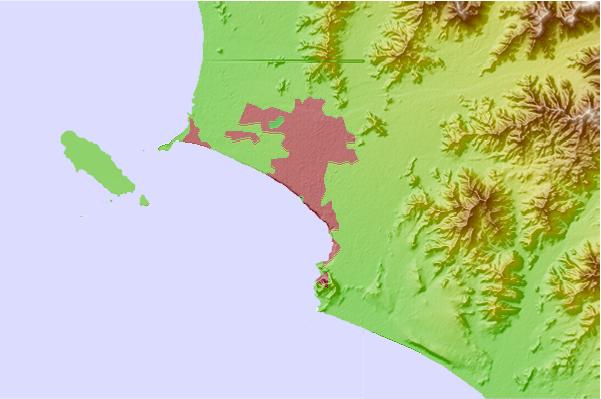 Surf breaks located close to Punta Roquitas