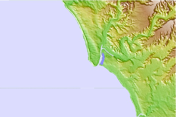Surf breaks located close to Punta San Gregorio