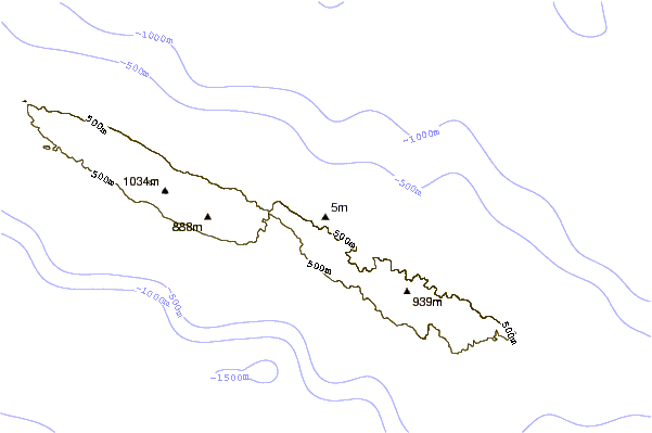 Shoreline around Punta da Caldeira