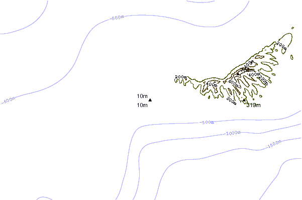 Shoreline around Punta del Tigre