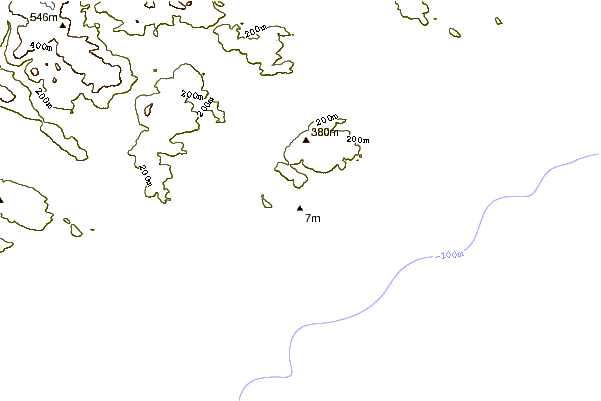 Shoreline around Purakaunui Bay