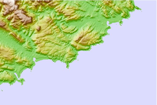 Surf spots located close to Purakaunui Bay