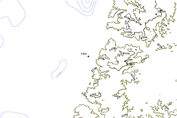 Shoreline around Purema