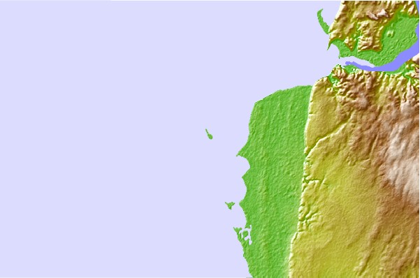 Surf spots located close to Puss-Puss