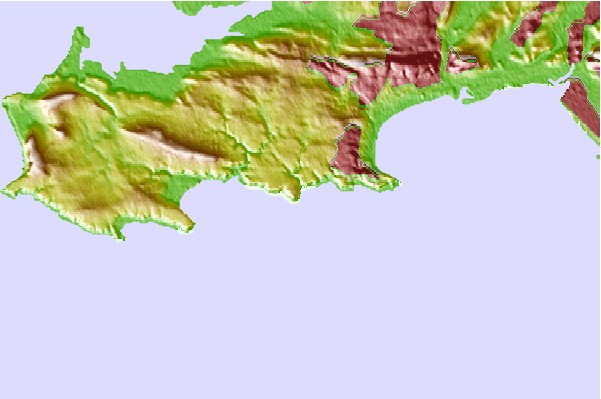 Surf spots located close to Pwlldu Point