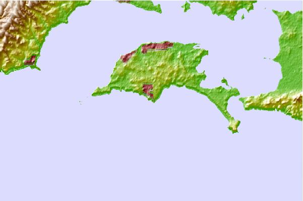 Surf spots located close to Pyramid Rock