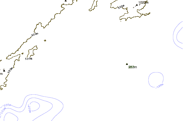 Shoreline around Quebra Mar