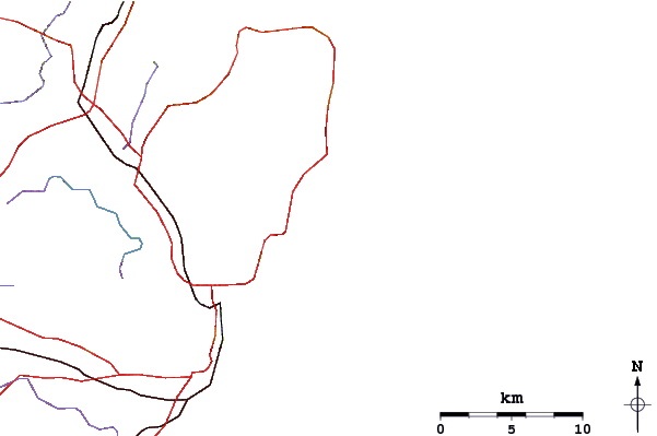 Roads and rivers around Queenscliff