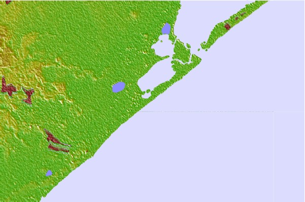 Surf spots located close to Quintana Jetty