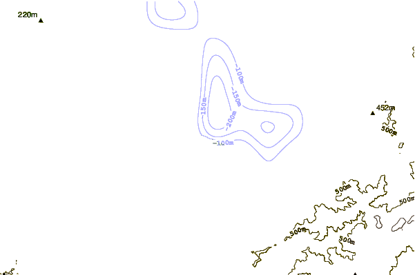 Shoreline around Rabbit Island