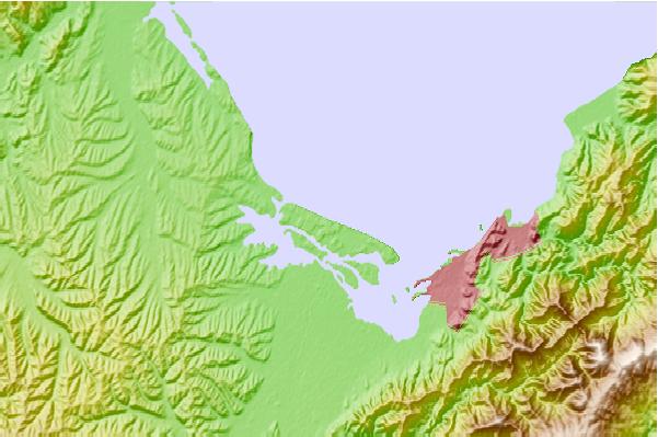 Surf spots located close to Rabbit Island