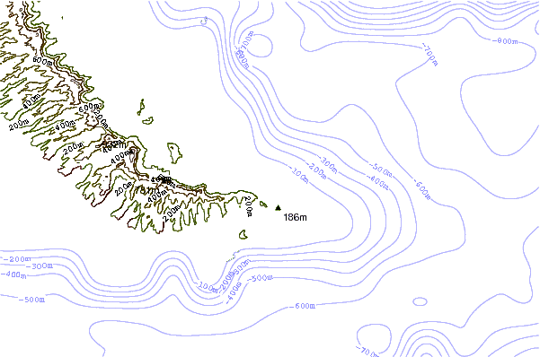 Shoreline around Rabbit/Manana Island