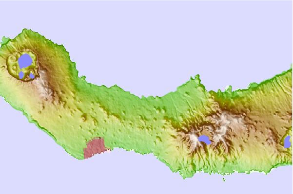 Surf breaks located close to Rabo de Peixe