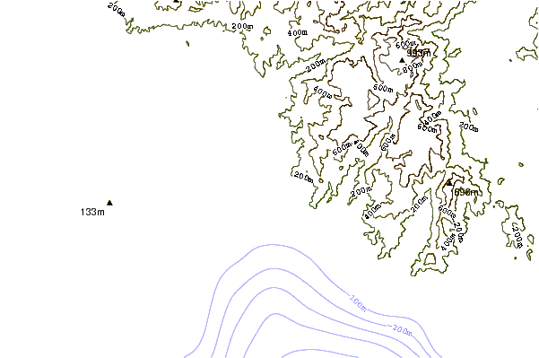 Shoreline around Racca Point