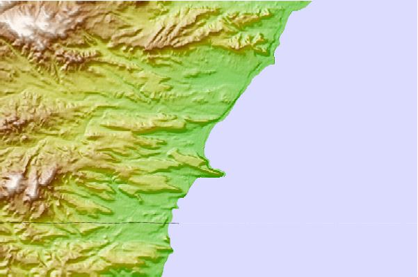 Surf spots located close to Rada Tilly