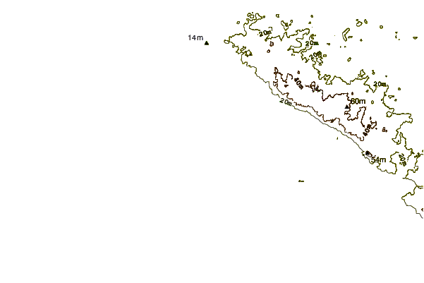 Shoreline around Rade de Croisic