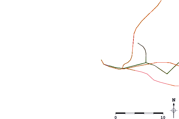 Roads and rivers around Rade de Croisic