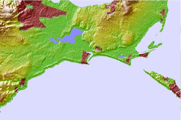 Surf spots located close to Raffs Beach
