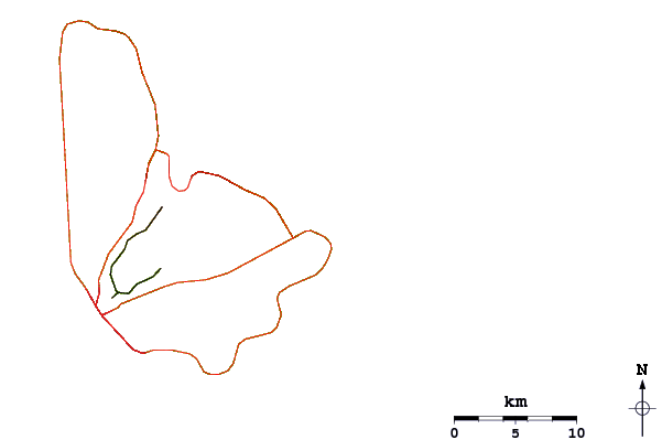 Roads and rivers around Ragged Point