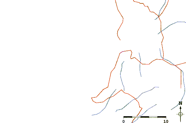Roads and rivers around Raglan-Indicators
