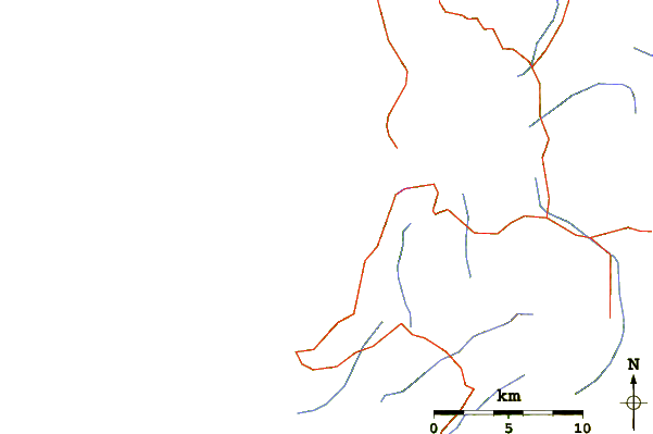 Roads and rivers around Raglan-Whale Bay