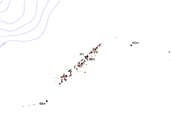 Shoreline around Ramadas