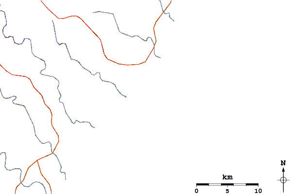 Roads and rivers around Rame Head