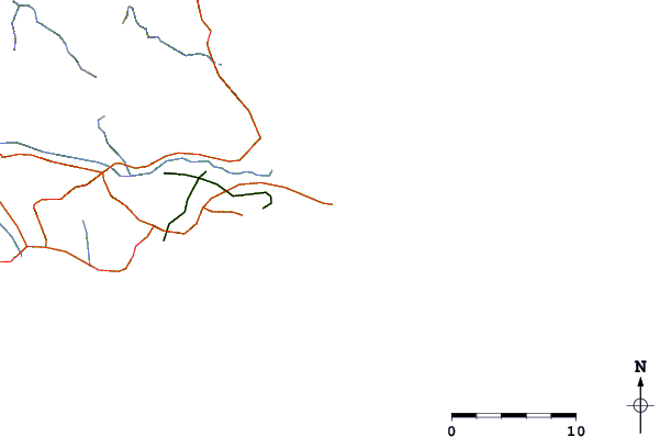 Roads and rivers around The Ranch