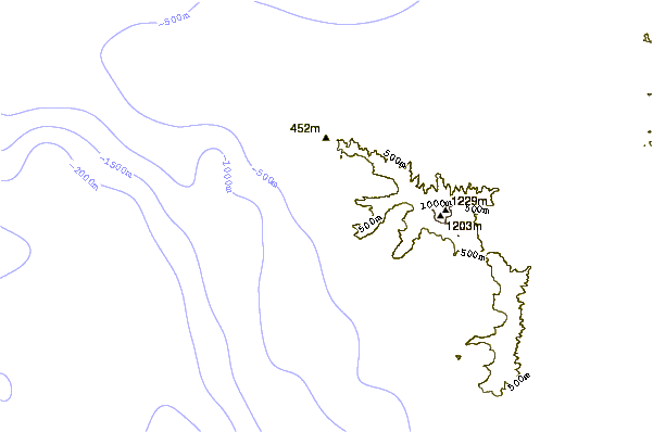 Shoreline around Ranches