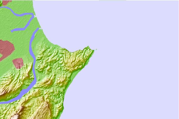 Surf spots located close to Raneika Beach