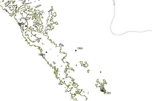 Shoreline around Rarawa Beach