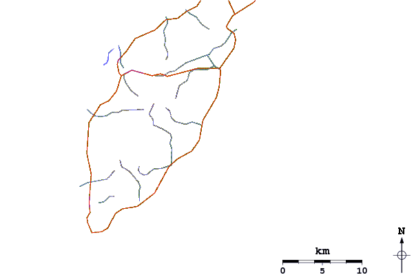 Roads and rivers around Ras Kaydah