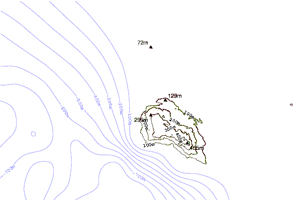 Shoreline around Rat Shit
