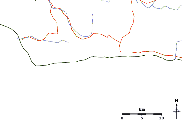 Roads and rivers around Razorblades