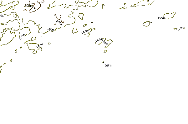 Shoreline around Red Strand (Dirk Bay)