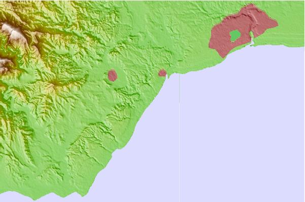 Surf breaks located close to Red Beach