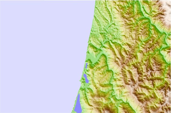 Surf spots located close to Redwood Creek