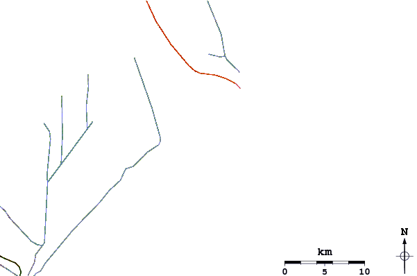 Roads and rivers around Regencia