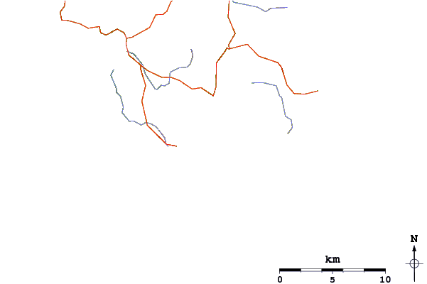Roads and rivers around Remarkable Caves
