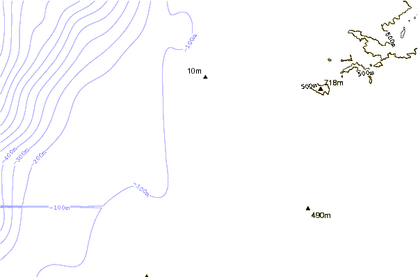 Shoreline around Renaca