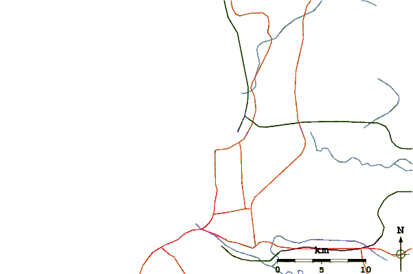 Roads and rivers around Renaca